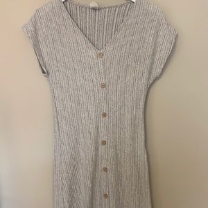 Grey summer maxi dress in M